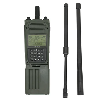 Модель виртуальной радиостанции PRC 163 (без функции) для тактического 6-контактного Ptt и тактической гарнитуры Military Airsoft COMTAC Shooting Headphone