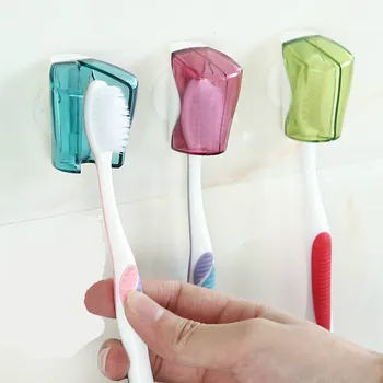 3 шт./компл., Креативный держатель для зубных щеток на присоске, коробка Для женщин, мужчин, пылезащитный пластиковый чехол для зубных щеток, сумки для хранения, коробка