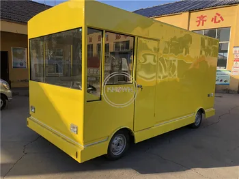4,2 м Rtificated Can Customized Electric Food Truck Передвижная Тележка для быстрого питания с прицепом для продажи