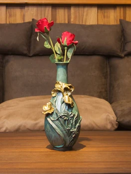 Красочная медная Ваза Cymbidium Faberi, Украшение для дома, Ваза для сухих цветов, Гостиная, Офисное окно, Ремесла, украшения